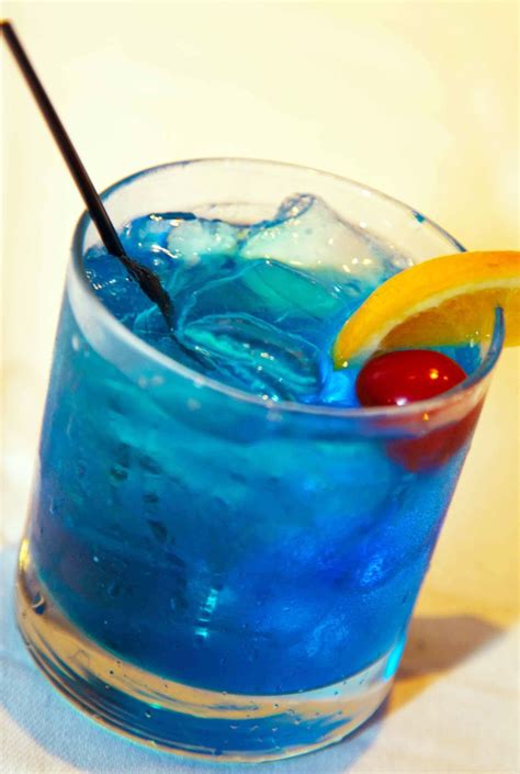 A Signature Drink Mi Cielo Tequila This And That And Blue Curacao