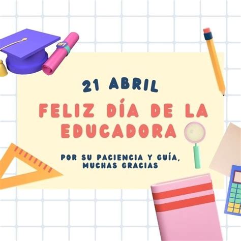 Feliz Día De La Educadora 2023 Imágenes Con Frases Cortas Y Bonitas