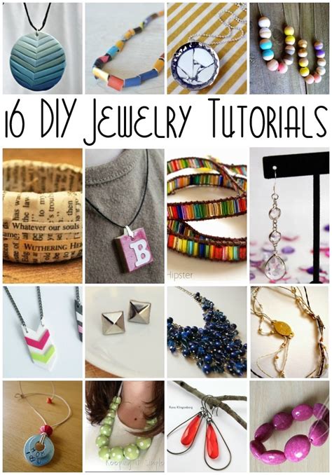16 Diy Jewelry Tutorials Mmm 234 Block Party Keeping It Simple