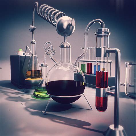 Chemistry Equipment 3d Model Max Obj Fbx Lwo Lw Lws Ma Mb