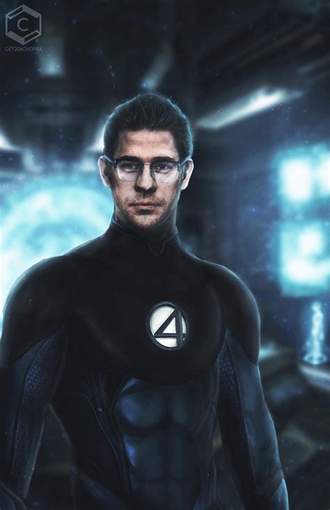 John Krasinski Mr Fantastic Fan Art