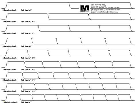 Printable Divider Tabs Template Printable Templates