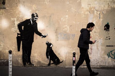 Street Art Banksy Revendique Plusieurs œuvres à Paris