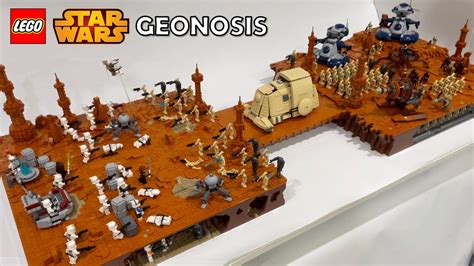 Battle Of Geonosis Diorama With Core Ship Clone Wars Ph