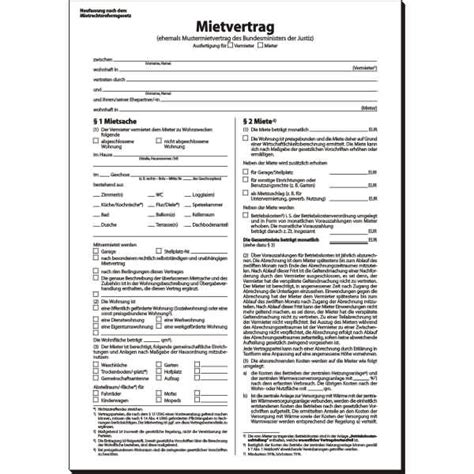 Kfz mietvertrag vorlage word kostenlos. Sigel Mietvertrag A4 hoch 90g/qm ehemals Mustermietvertrag ...