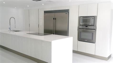 It is a way to achieve an adequate finish with moderate durability so that your kitchen can achieve an immediate sparkle. Italian Kitchen Design in White — Miami General Contractor