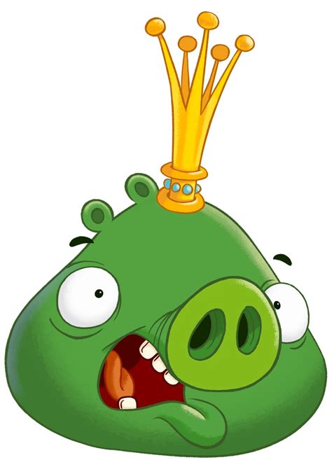 King Pig Angry Birds Toons Blank Template Imgflip