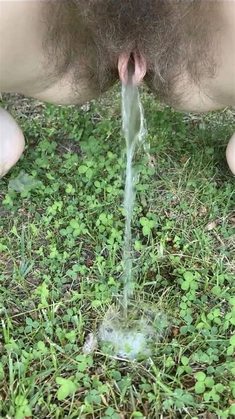 My Hairy Pussy Loves Peeing Outdoors To Complete My Natural Lifestyle