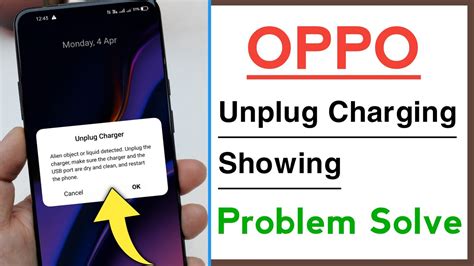 unplug charger oppo