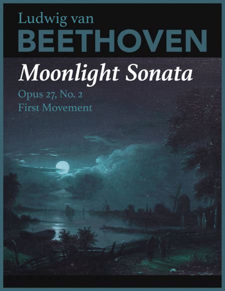 Moonlight Sonata Opus 27 No 2 First Movement Arr Harbridge