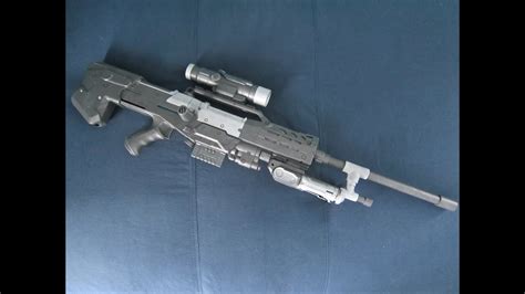 Halo Sniper Rifle Nerf Replica Modified Nerf Longshot Youtube