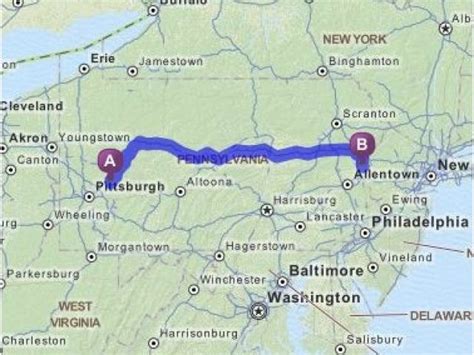 Scranton Ohio Map Driving Directions From Leechburg Pennsylvania To
