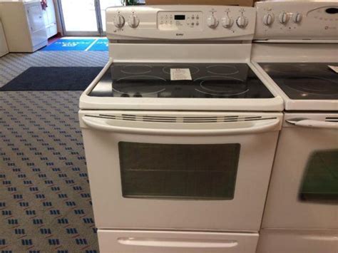 Not sure what year it is for. Kenmore White Smooth Glass Top Range Stove Oven - USED for ...