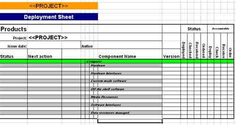 Tracking Project Sheet Excel • The Philippe Back Report