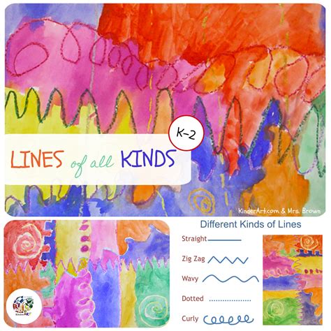 Drawing Lines Art Lesson Plan for Children - KinderArt.com