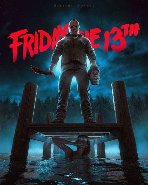 Friday The 13th 1980 1080 1350 By Seventh Voyage Horror Posters Classic Horror Movies