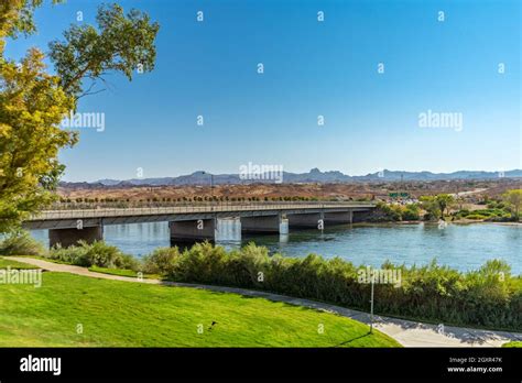 The Colorado River Bridge Between Laughlin Nevada And Bullhead City