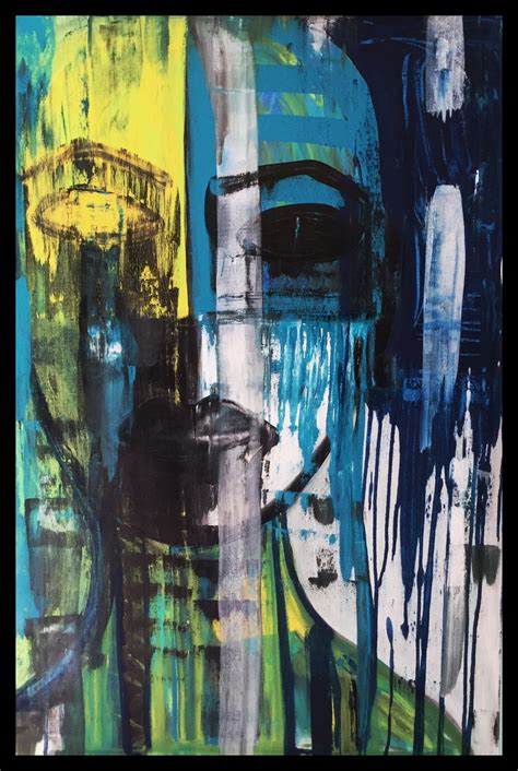 Abstract Face By Lisa Lieber Abstract Art Abstract Art Painting