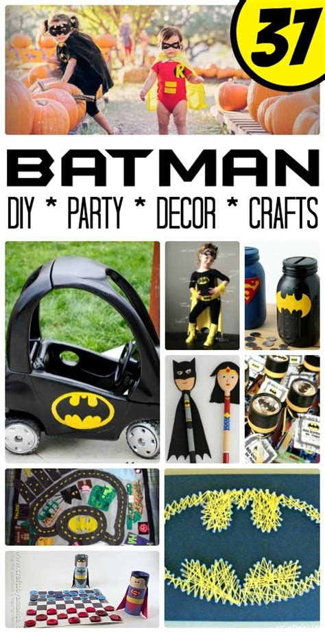 Easy Batman DIY Ideas - Red Ted Art's Blog