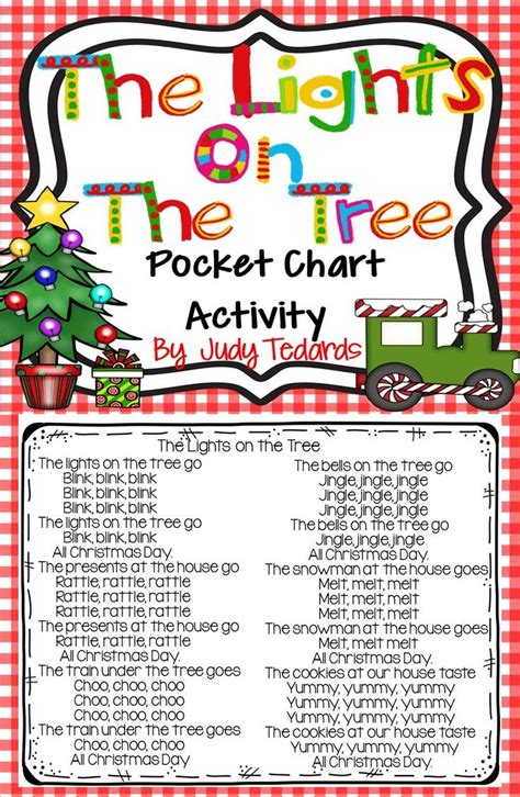 December Fun 5 Holiday Pocket Chart Activities Preschool Christmas