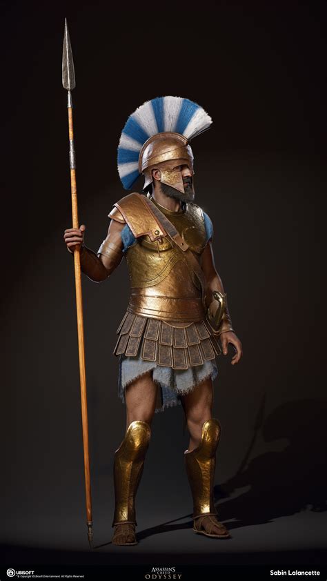 artstation athenian heavy soldier sabin lalancette odyssey in 2019 greek mythology art