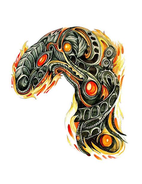 Biomechanical Sleeve Tattoo Design Tatouage Biomécanique Tatouage