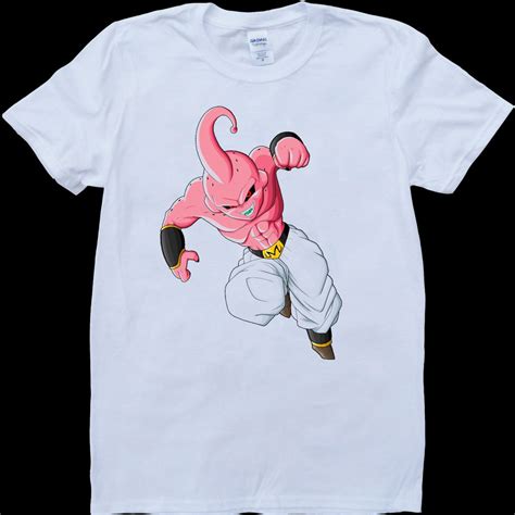 Dragon ball z shirt white. Dragon Ball Z Kid Buu White, Custom Made T Shirt Cartoon t shirt men Unisex New Fashion tshirt ...