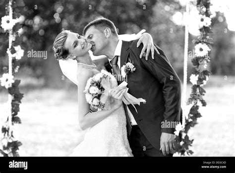 Groom Married Black And White Stock Photos And Images Alamy