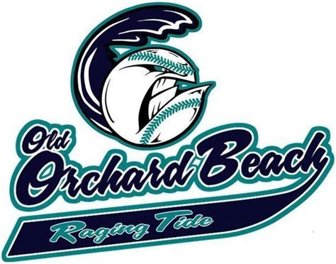 Old Orchard Beach Raging Tide Primary Logo Futures Collegiate