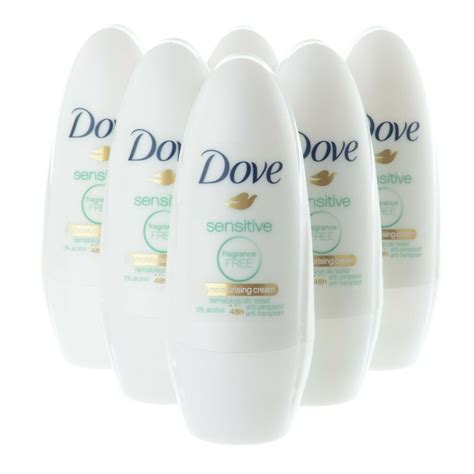 Dove Sensitive Skin Roll On Antiperspirant Deodorant Pack Of 6