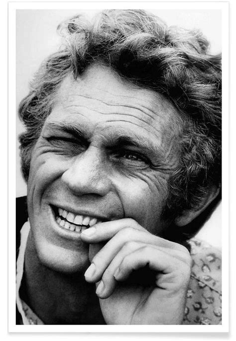 Steve Mcqueen Vintage Photograph Póster Juniqe