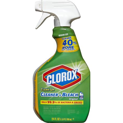 Clorox Clean Up All Purpose Cleaner With Bleach Spray Bottle Original 24 Ounces