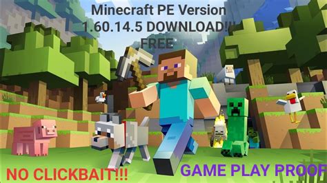 Minecraft Pe Free Download Version 114605 For Android Game Play