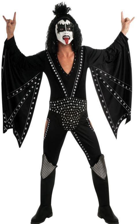 kiss gene simmons demon costume  adults party city kiss costume
