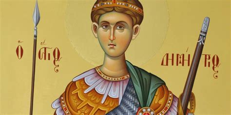 Memory Of Holy And Glorious Great Martyr Dimitrios The Myrrh Gusher