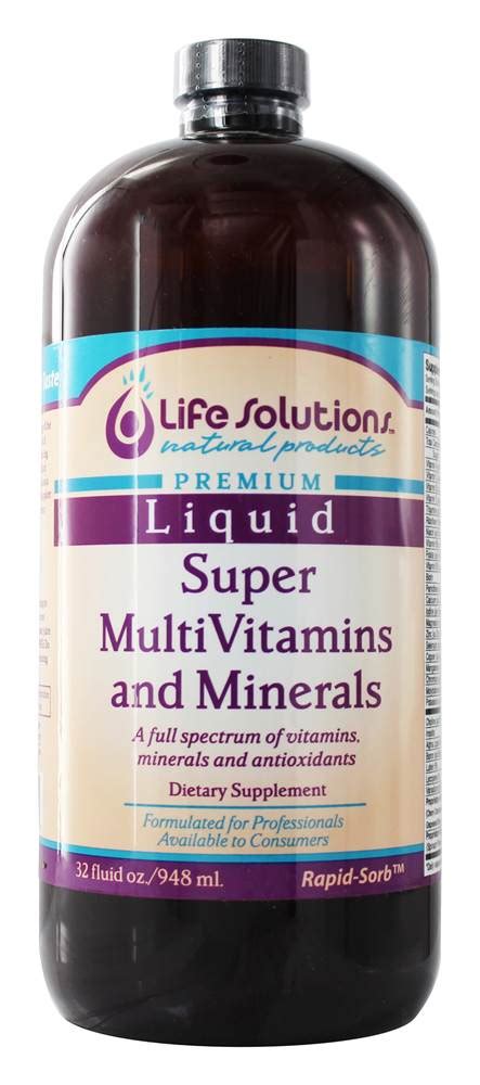 Best vitamin and mineral supplements australia. Buy Life Solutions - Super Multi-Vitamins and Minerals ...