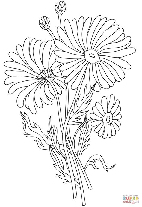 Daisy Coloring Page Free Printable Coloring Pages