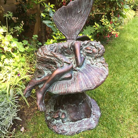Garden Fairy Sculptures|Garden Fairies To Buy - Candle and Blue