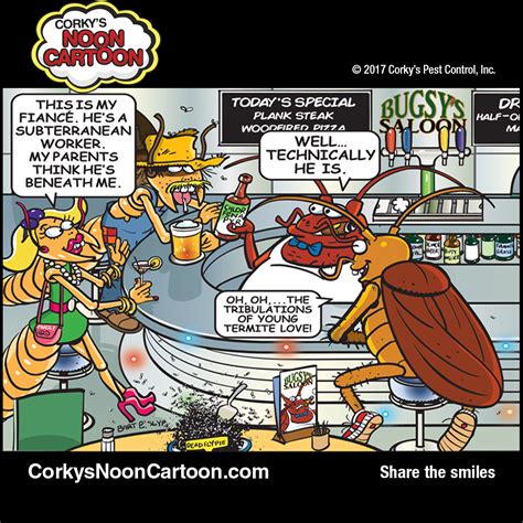 Termite Cartoons Corkys Pest Control Services San Diego Pest Control