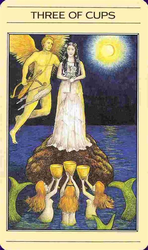 The three card spread is special and unique in many ways. Three of Cups | Cups tarot, Tarot, Tarot card design