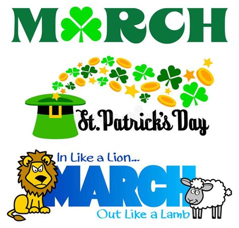 March Events Clip Art Seteps Illustrated Headlines For March Events