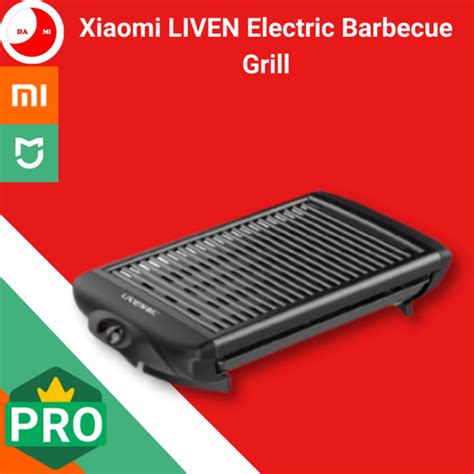 Jual Xiaomi Liven Electric Barbecue Grill Panggangan Barbekyu Listrik