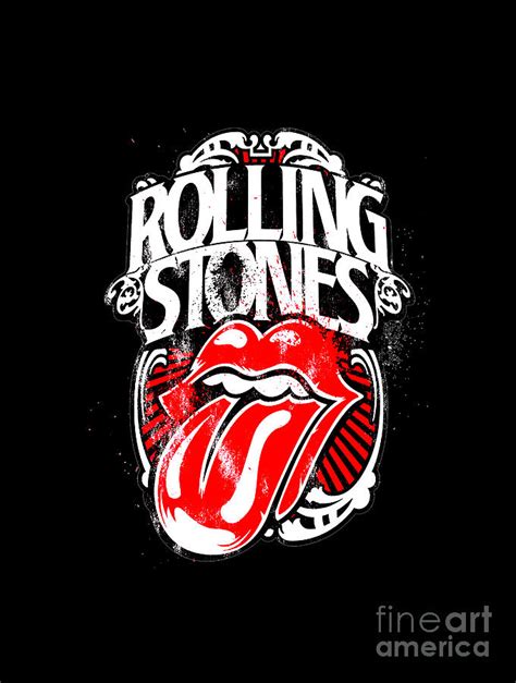The Rolling Stones Logo Painting By Febri Fakih Pixels