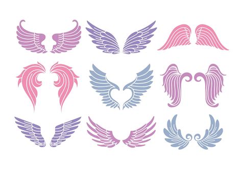 天使翅膀圖案免費乾貨16個神聖的天使翅膀圖騰下載 天天瘋後製