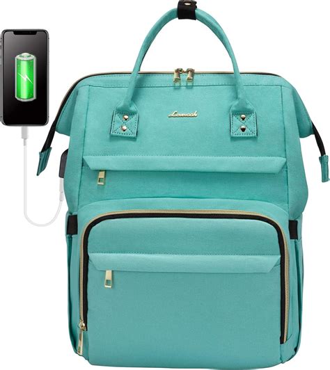 Lovevook Rucksack Damen Mit Laptopfach 156 Zoll Wasserdichte Stylischer Schulrucksack Teenager