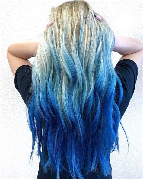 blue ombre hair is a great way to add a bit of edge to your look without going too crazy with