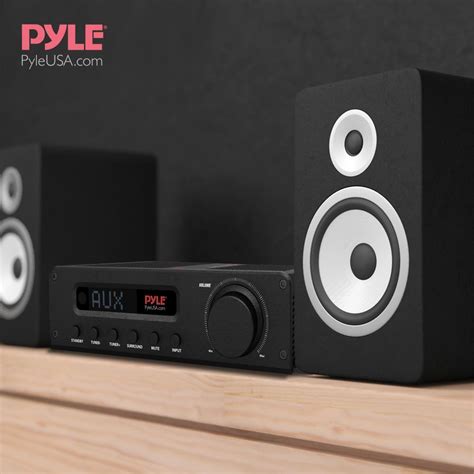 Pyle PFA540BT Compact 5 Channel Bluetooth Amplifier Hi Fi