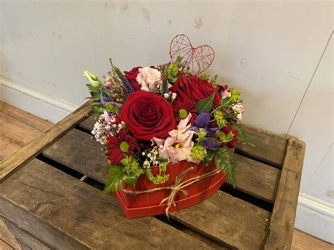 Forever The One Heart Hat Box Louise James Florist