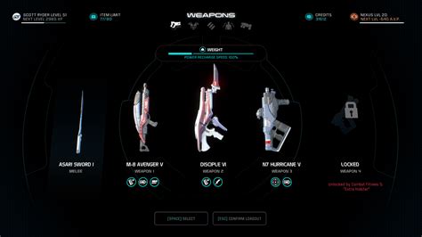 Mass Effect Andromeda Guide Best Weapons For Every Type Of Build Rpg Site