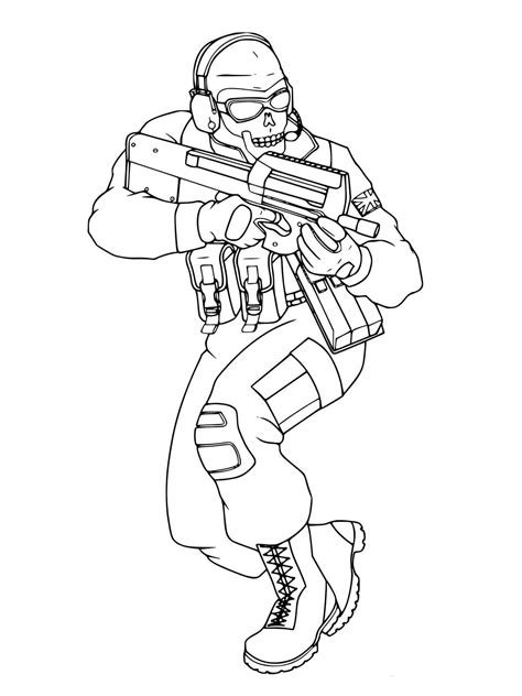 Free Call Of Duty Coloring Pages